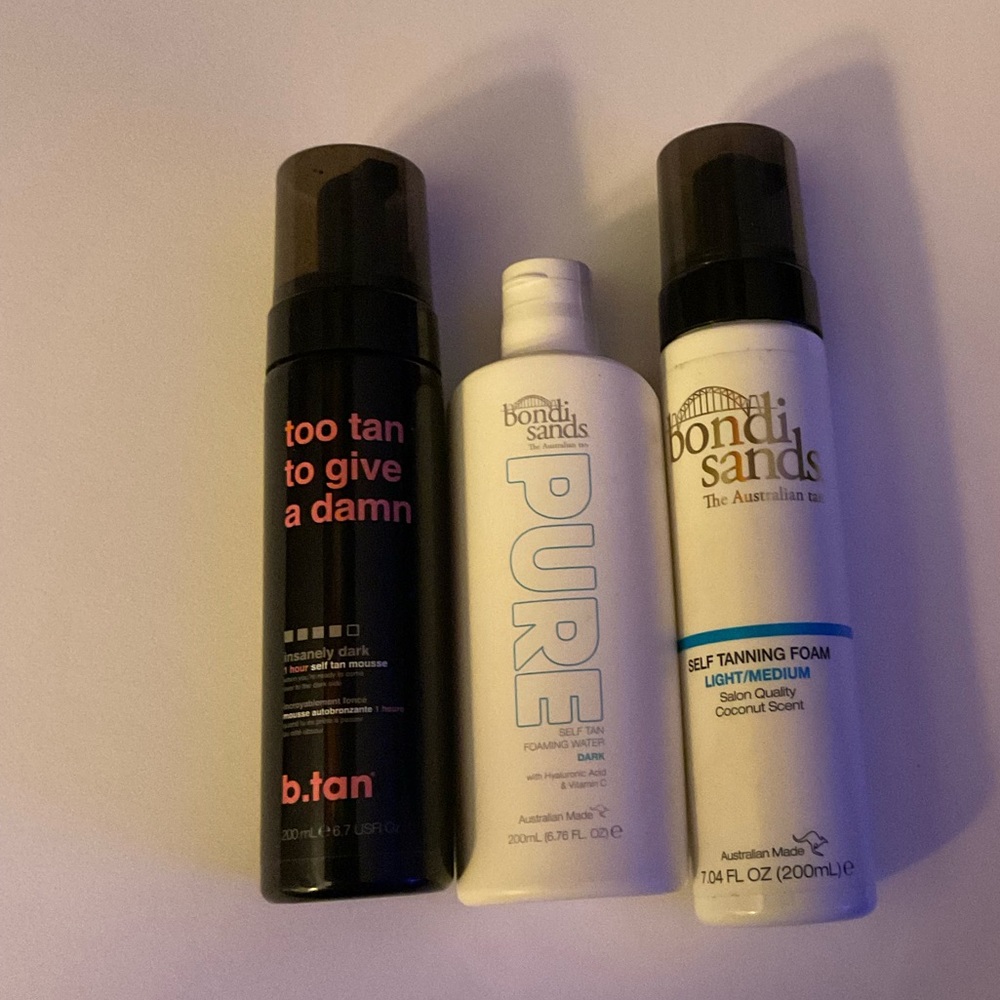 Bondi sands and too tan to give a damn self tanning foam